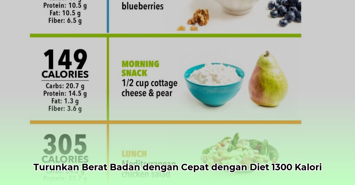 1300 calorie diet for female weight loss